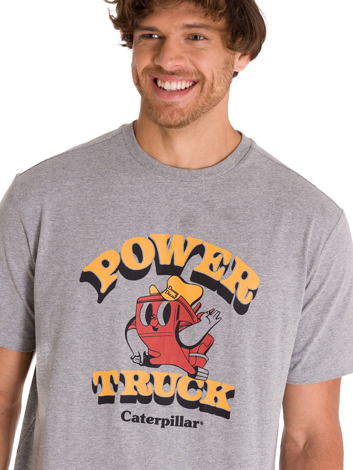 Camiseta Retro Danny Diesl G Para Hombre Color Gris-4