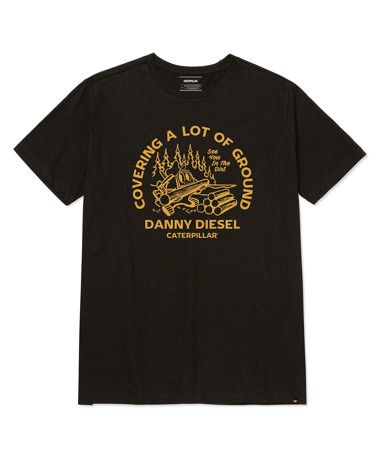 Camiseta Retro Danny Diesl G Para Hombre Color Negro-1