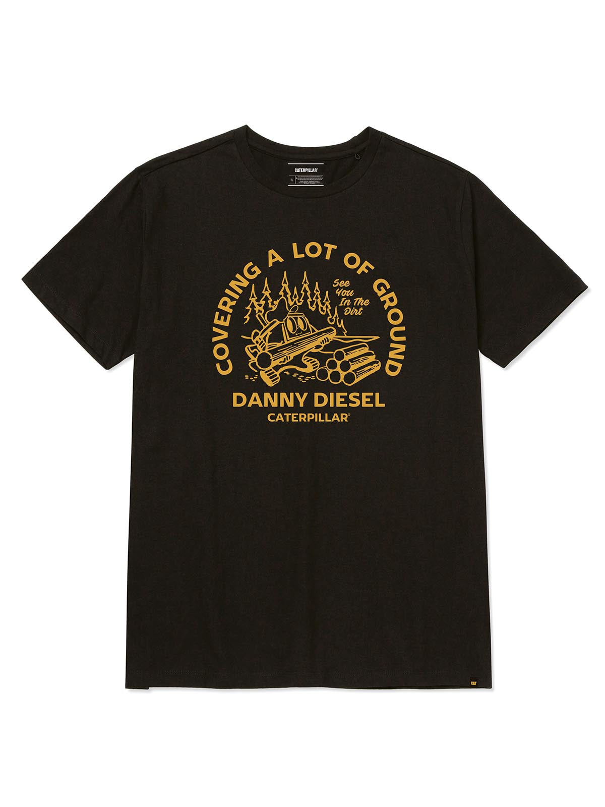 Camiseta Retro Danny Diesl G Para Hombre Color Negro-1