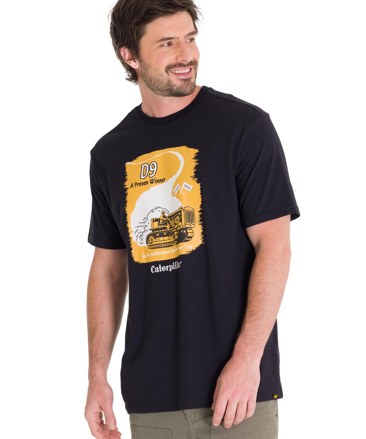 Camiseta D Series Graphic Tee Para Hombre Color Negro-1