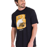 Camiseta D Series Graphic Tee Para Hombre Color Negro-1