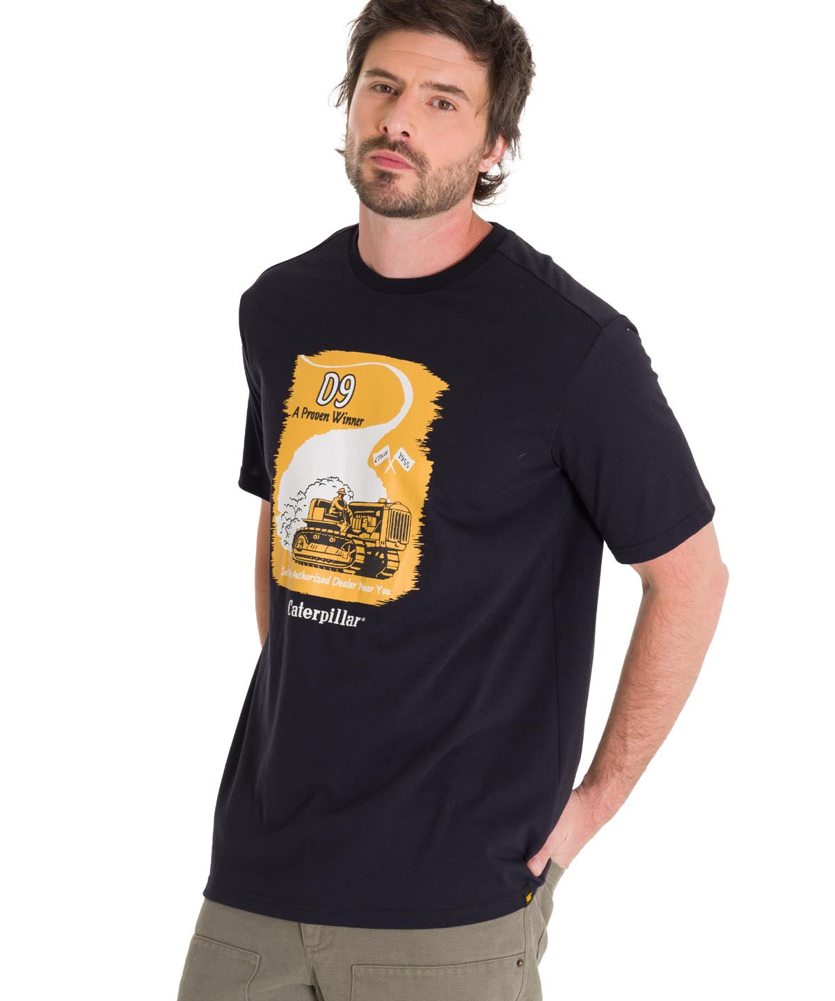 Camiseta D Series Graphic Tee Para Hombre Color Negro-2