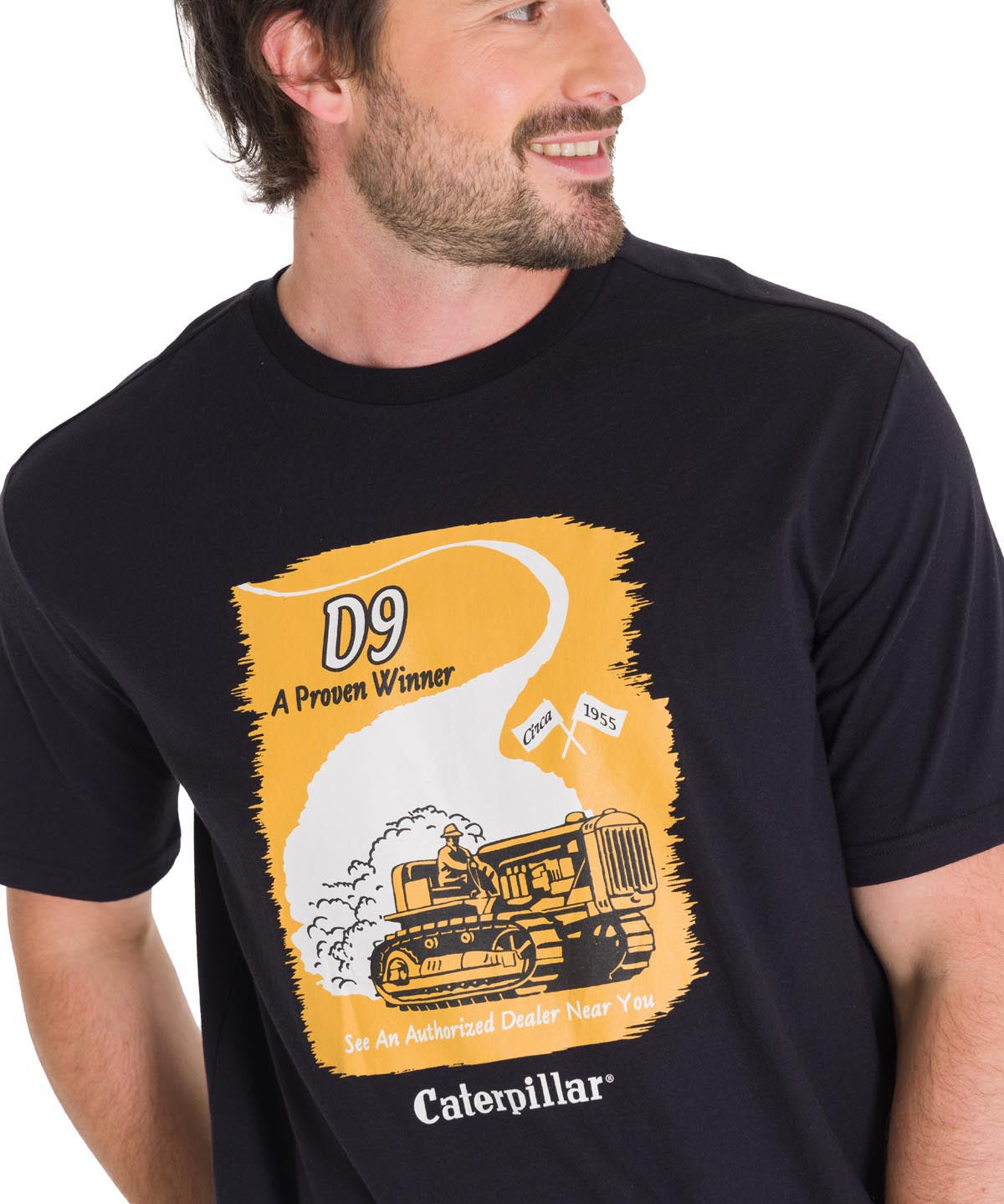 Camiseta D Series Graphic Tee Para Hombre Color Negro-4