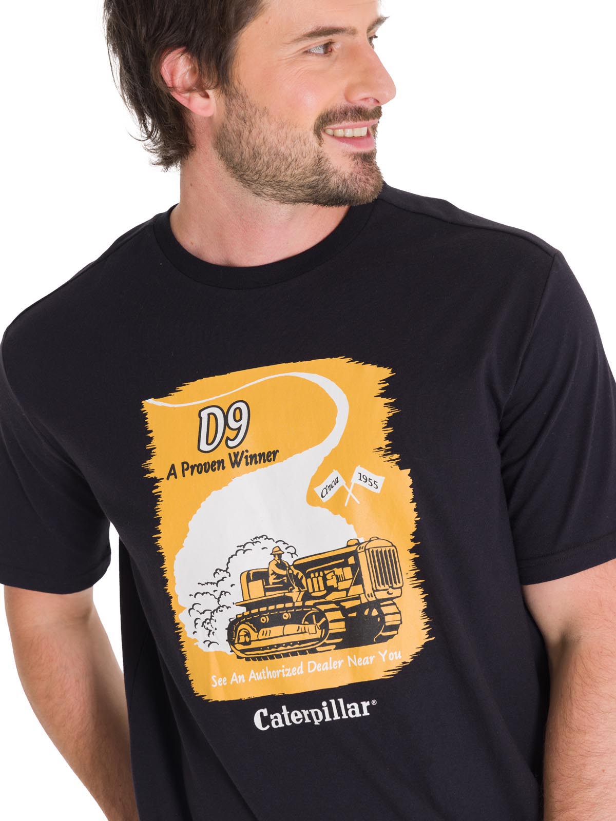 Camiseta D Series Graphic Tee Para Hombre Color Negro-4