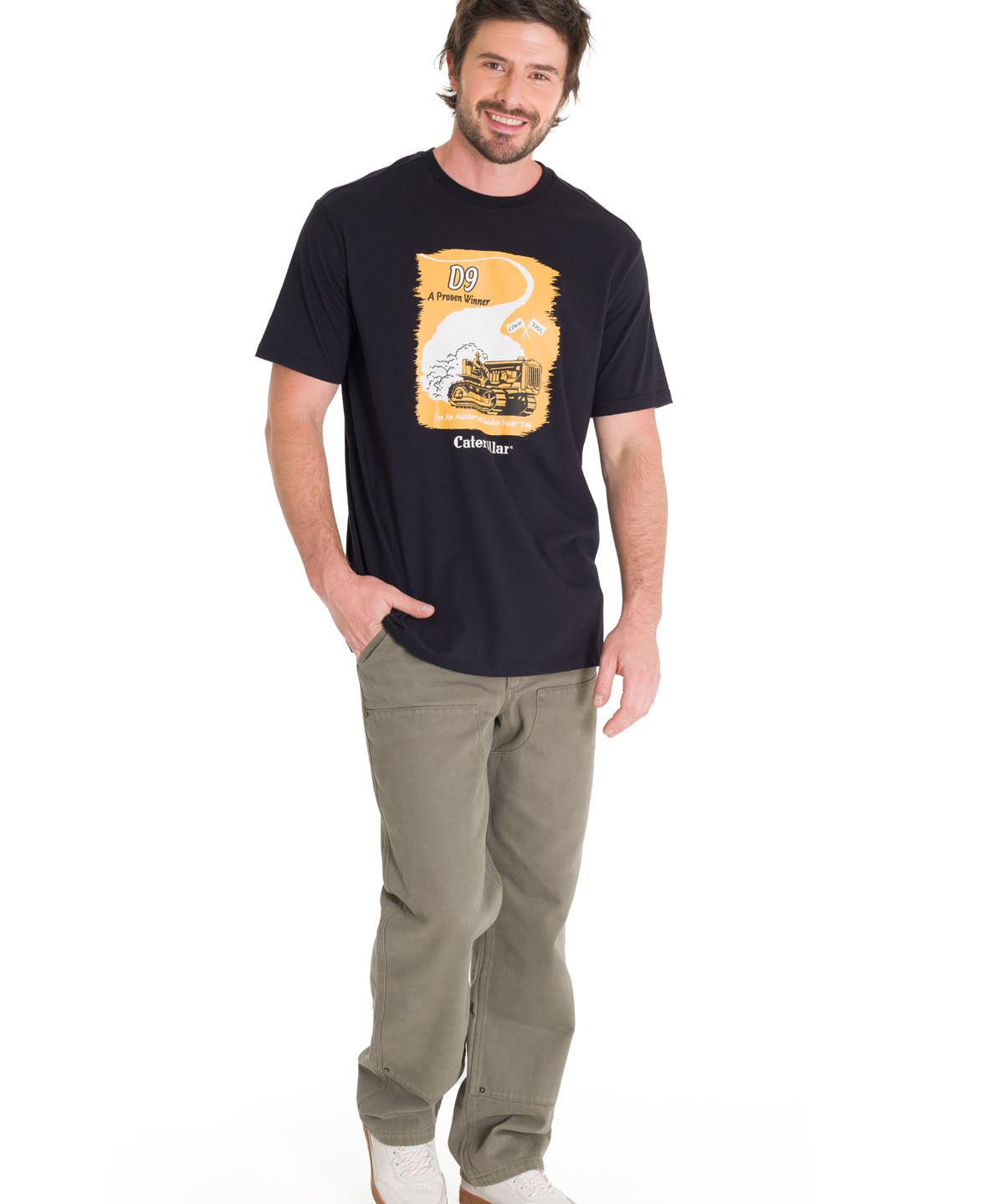 Camiseta D Series Graphic Tee Para Hombre Color Negro-5