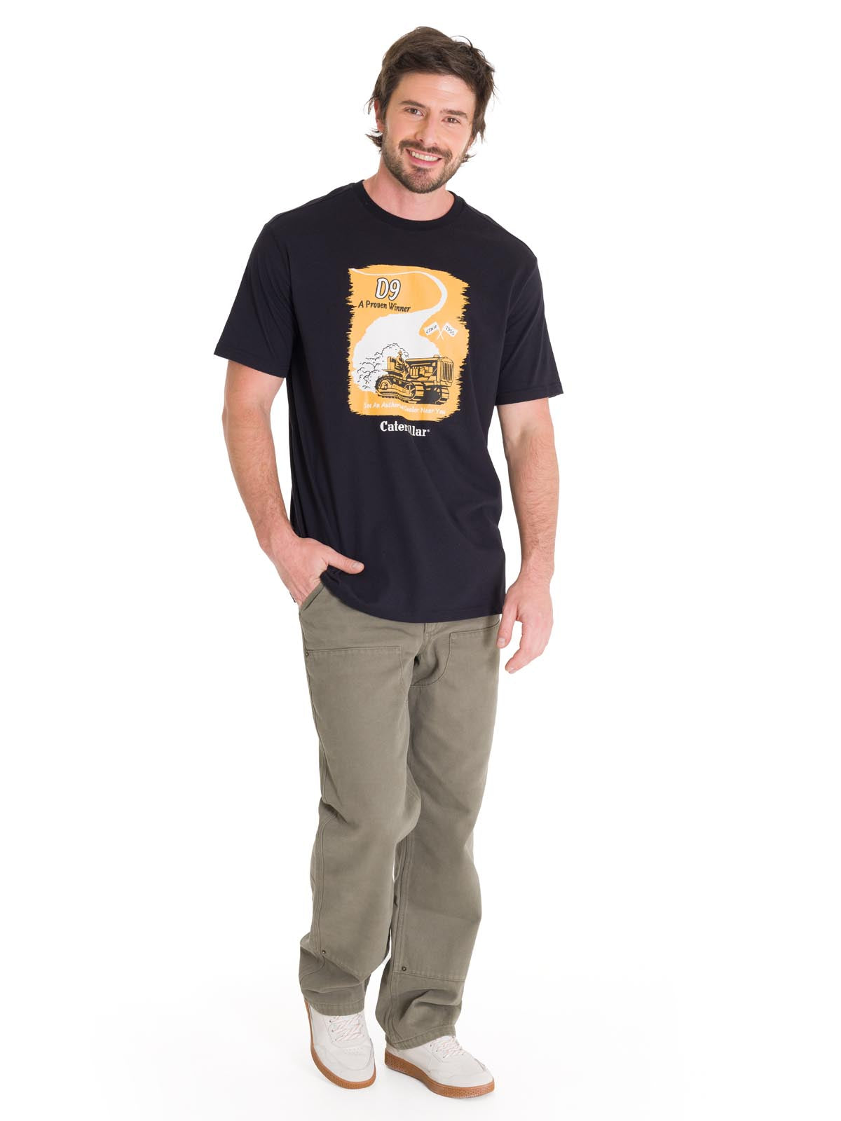 Camiseta D Series Graphic Tee Para Hombre Color Negro-5