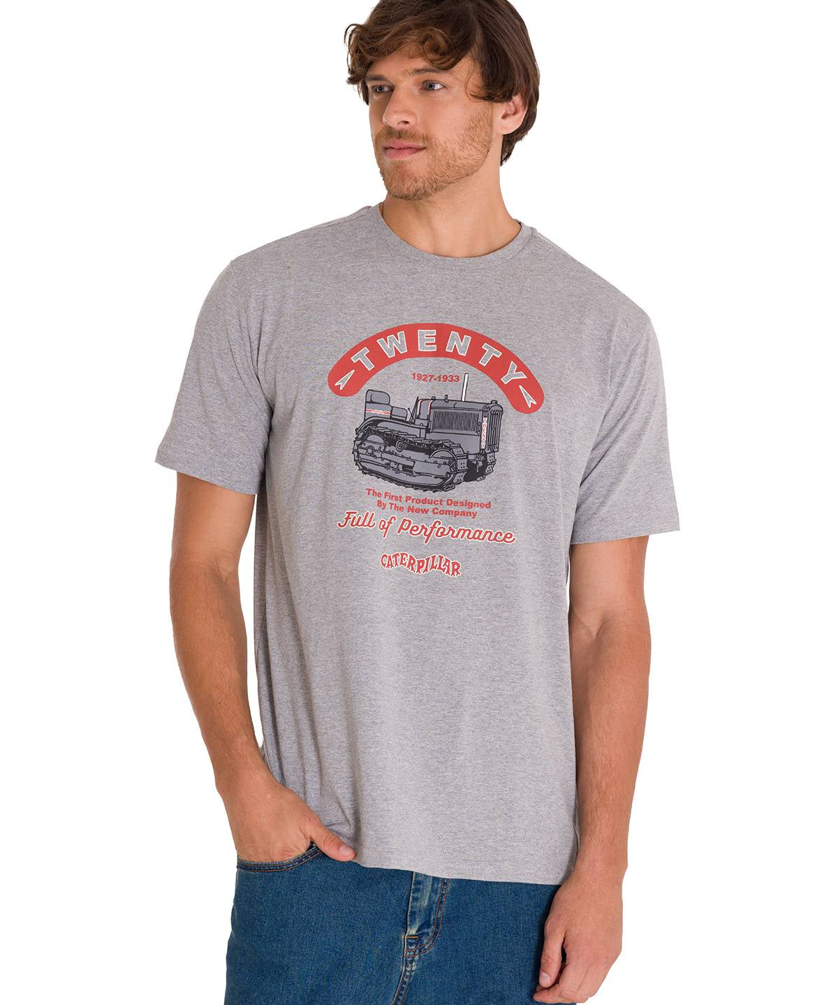Camiseta Projects Graphic Tee Para Hombre Color Gris-1