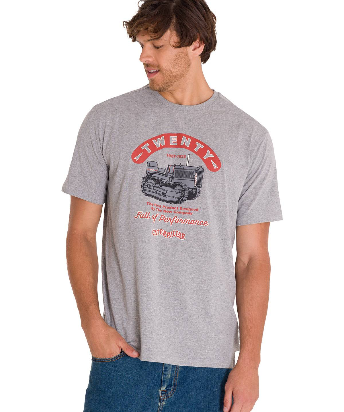 Camiseta Projects Graphic Tee Para Hombre Color Gris-2