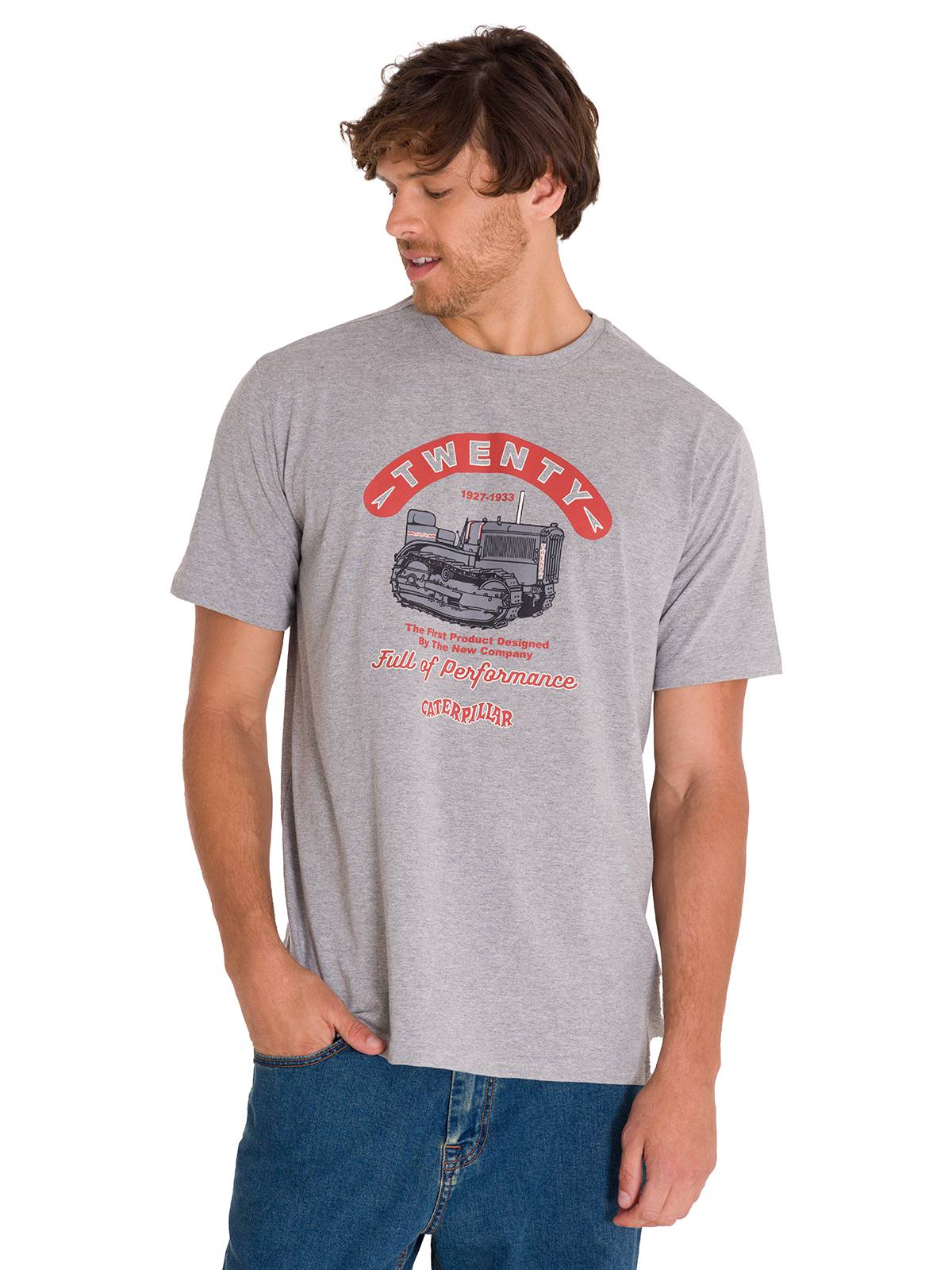 Camiseta Projects Graphic Tee Para Hombre Color Gris-2