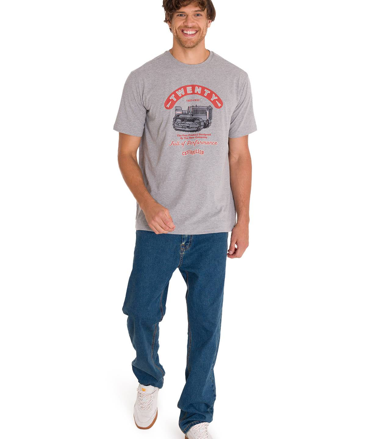 Camiseta Projects Graphic Tee Para Hombre Color Gris-5