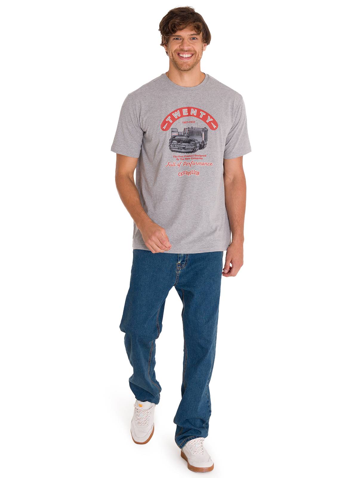 Camiseta Projects Graphic Tee Para Hombre Color Gris-5