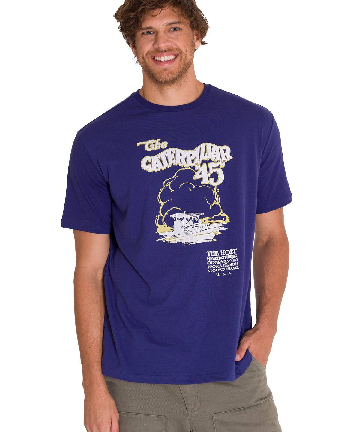 Camiseta Projects Graphic Tee Para Hombre Color Azul-1
