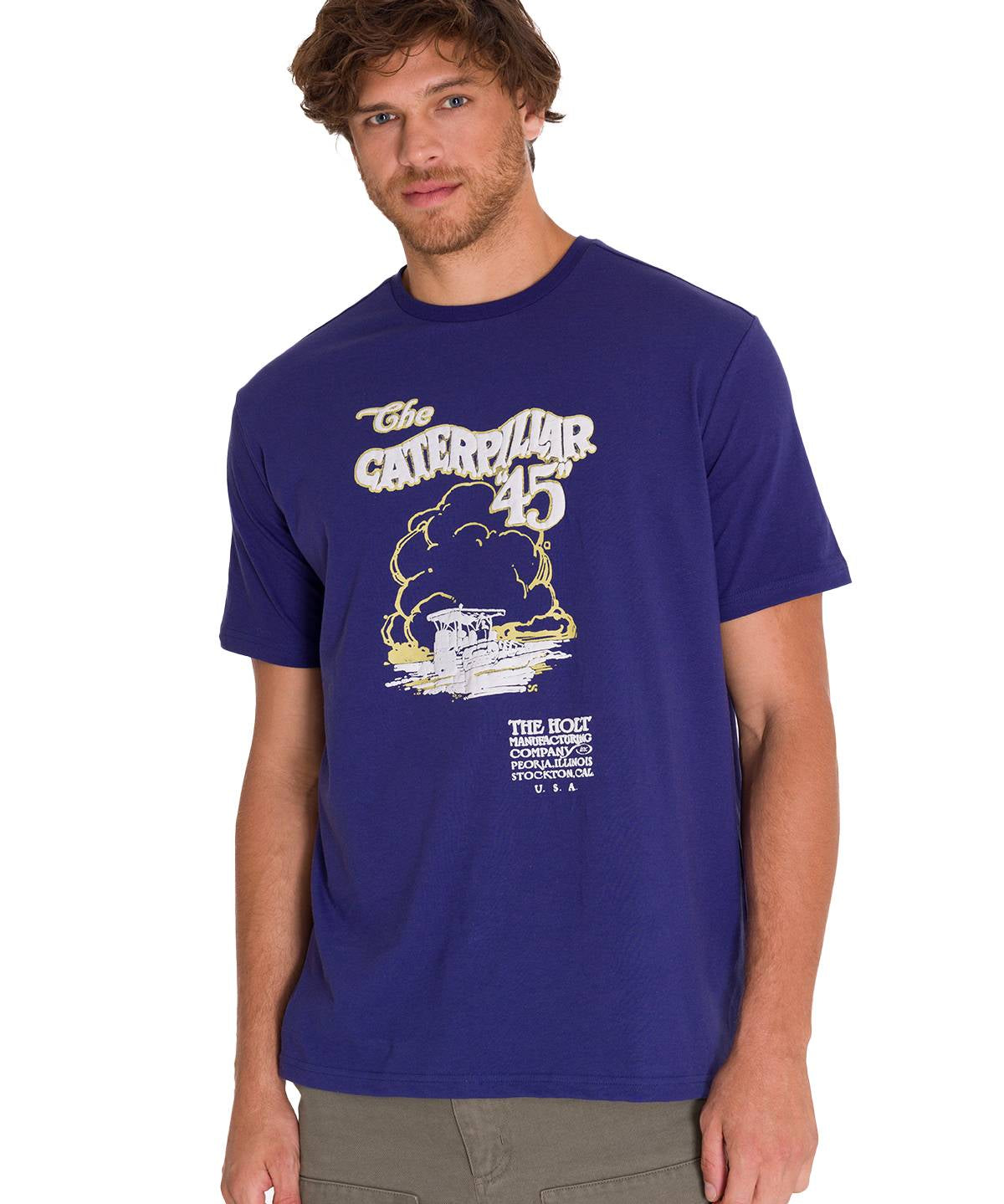 Camiseta Projects Graphic Tee Para Hombre Color Azul-2