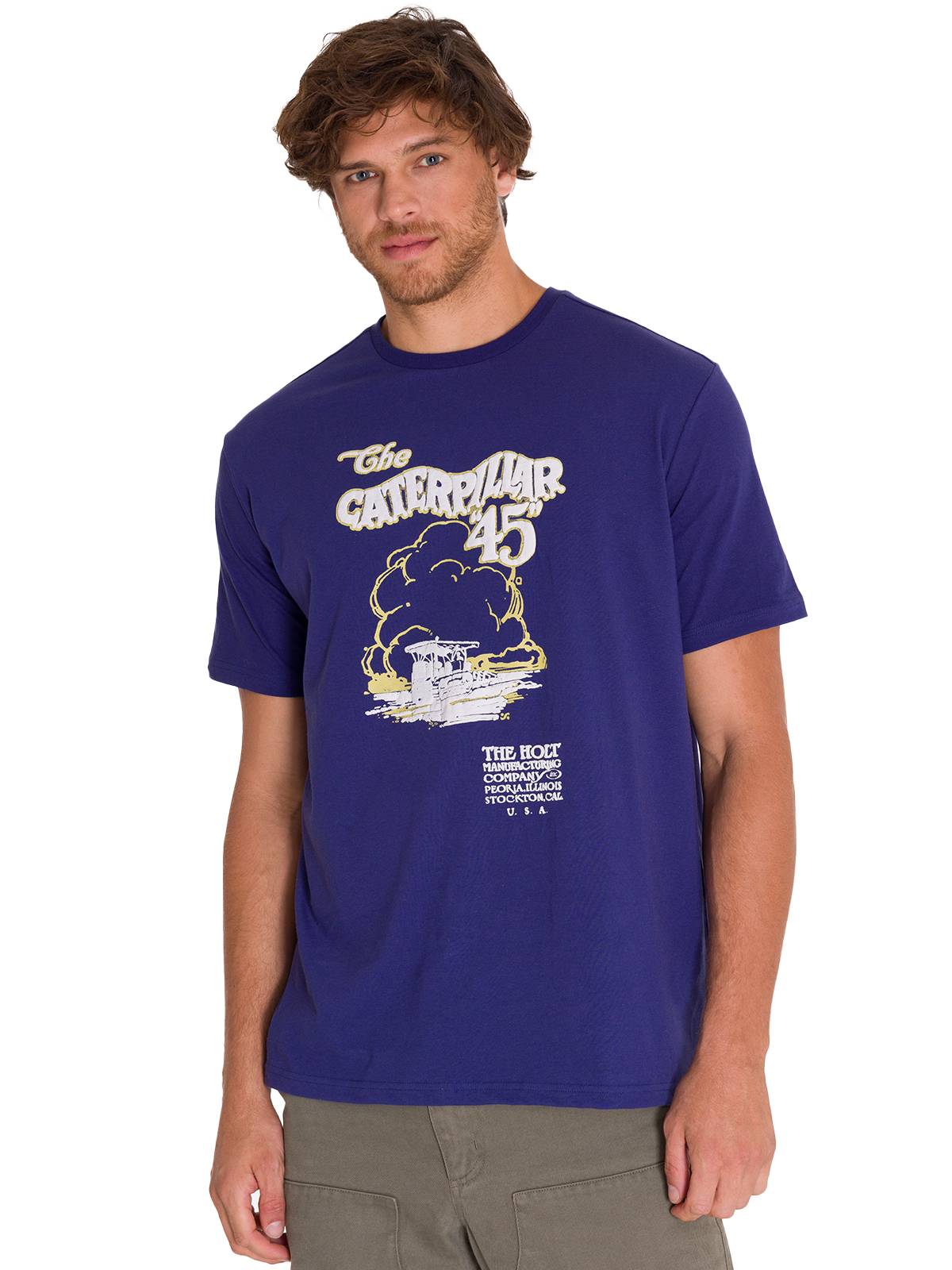 Camiseta Projects Graphic Tee Para Hombre Color Azul-2