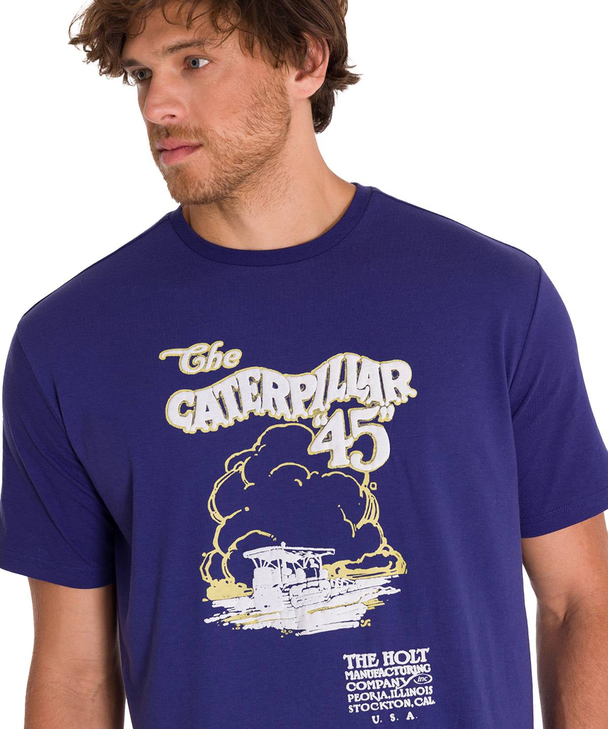 Camiseta Projects Graphic Tee Para Hombre Color Azul-4
