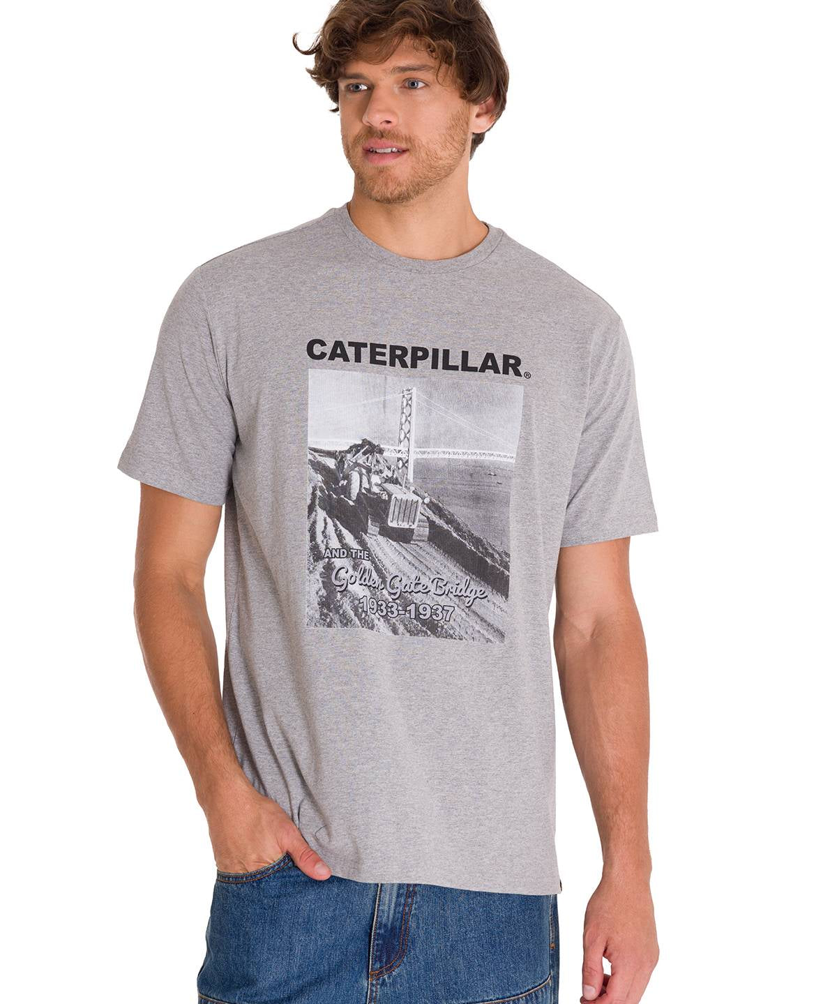 Camiseta Projects Graphic Tee Para Hombre Color Gris-1