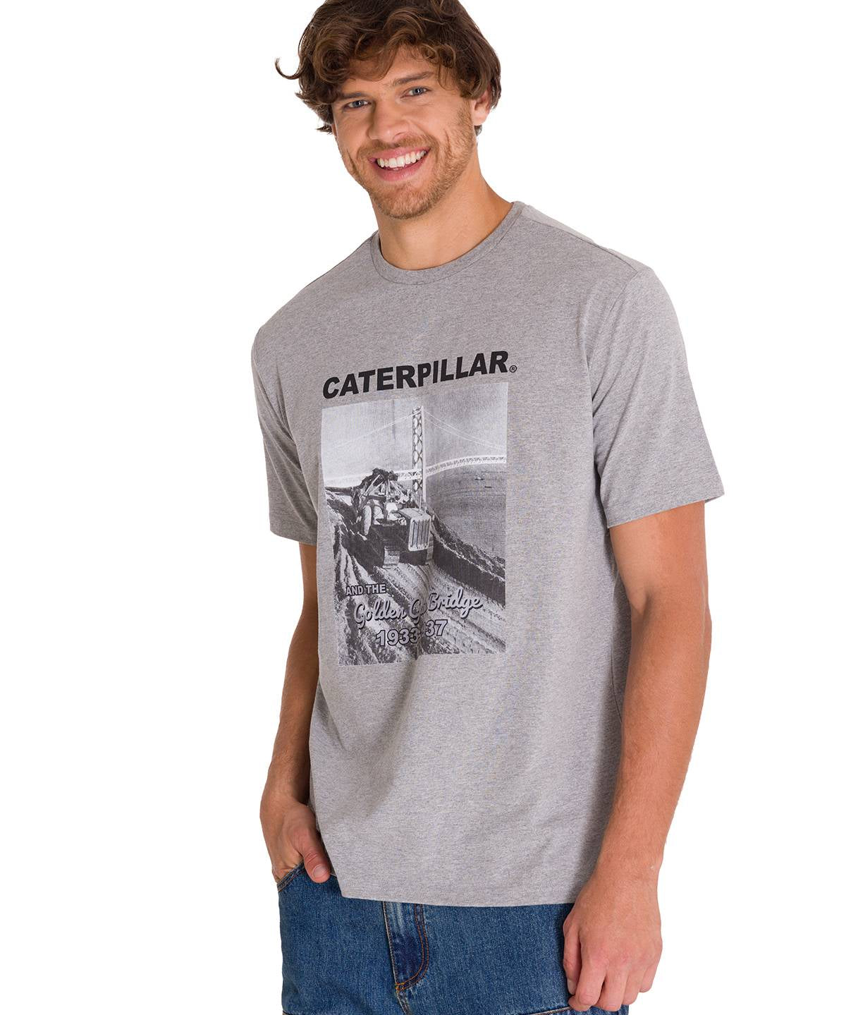 Camiseta Projects Graphic Tee Para Hombre Color Gris-2