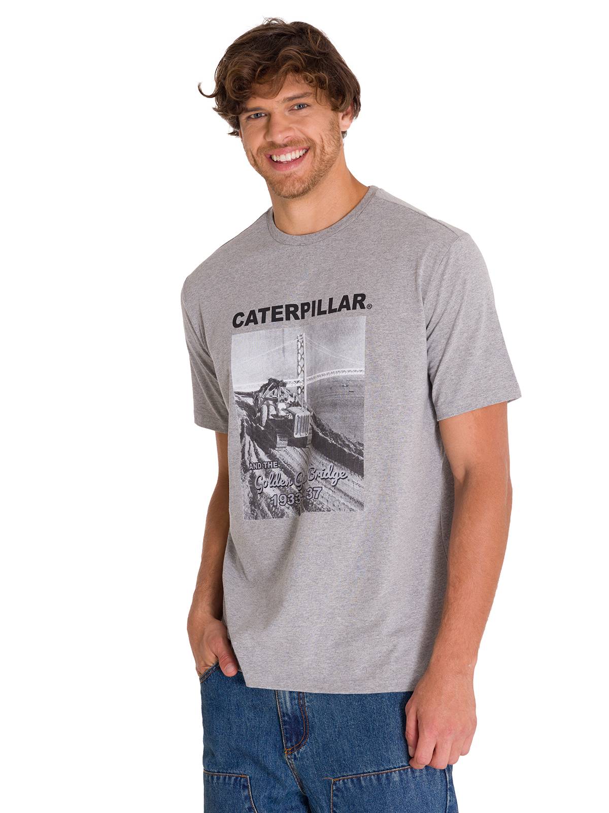 Camiseta Projects Graphic Tee Para Hombre Color Gris-2