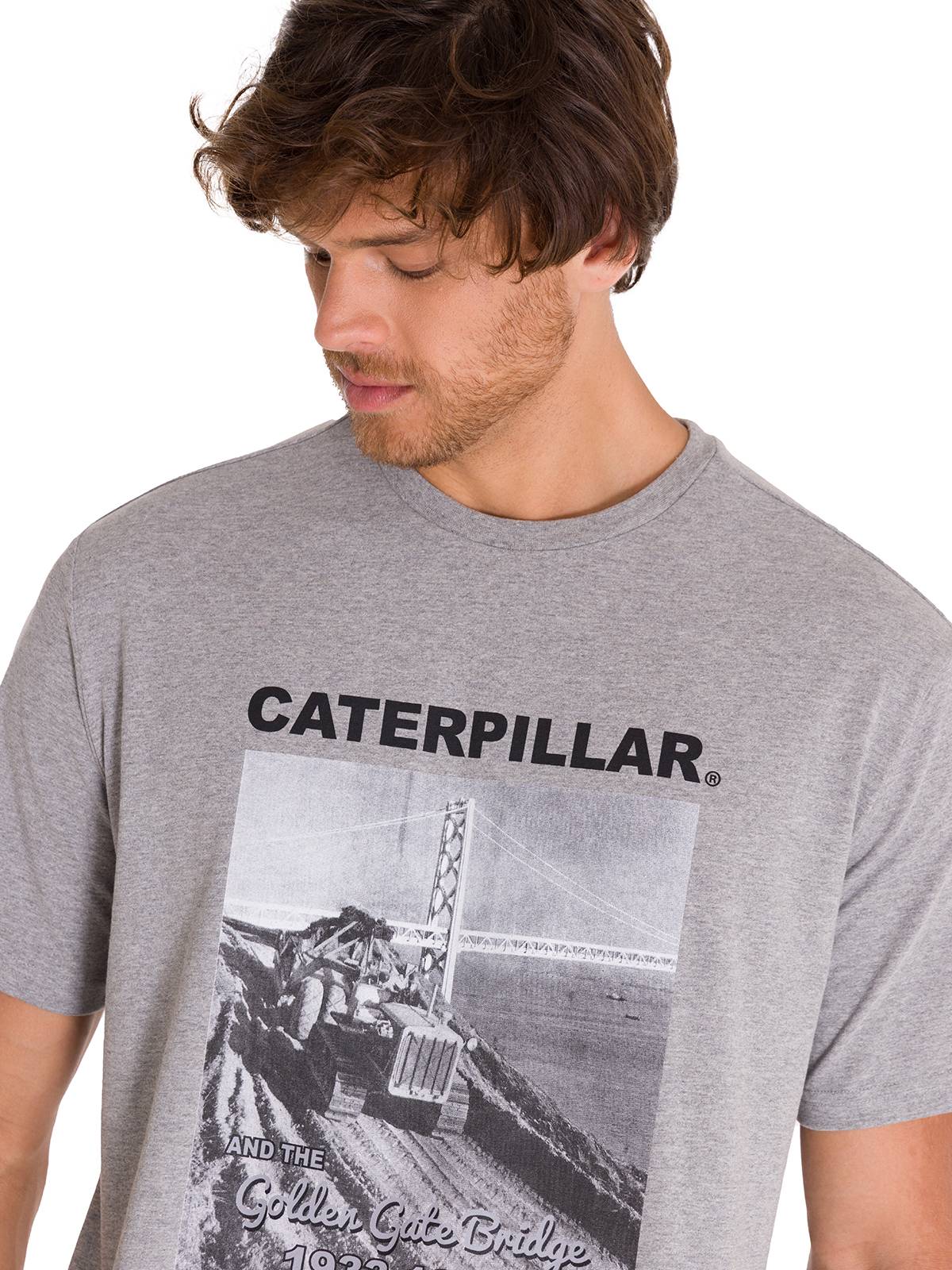 Camiseta Projects Graphic Tee Para Hombre Color Gris-4