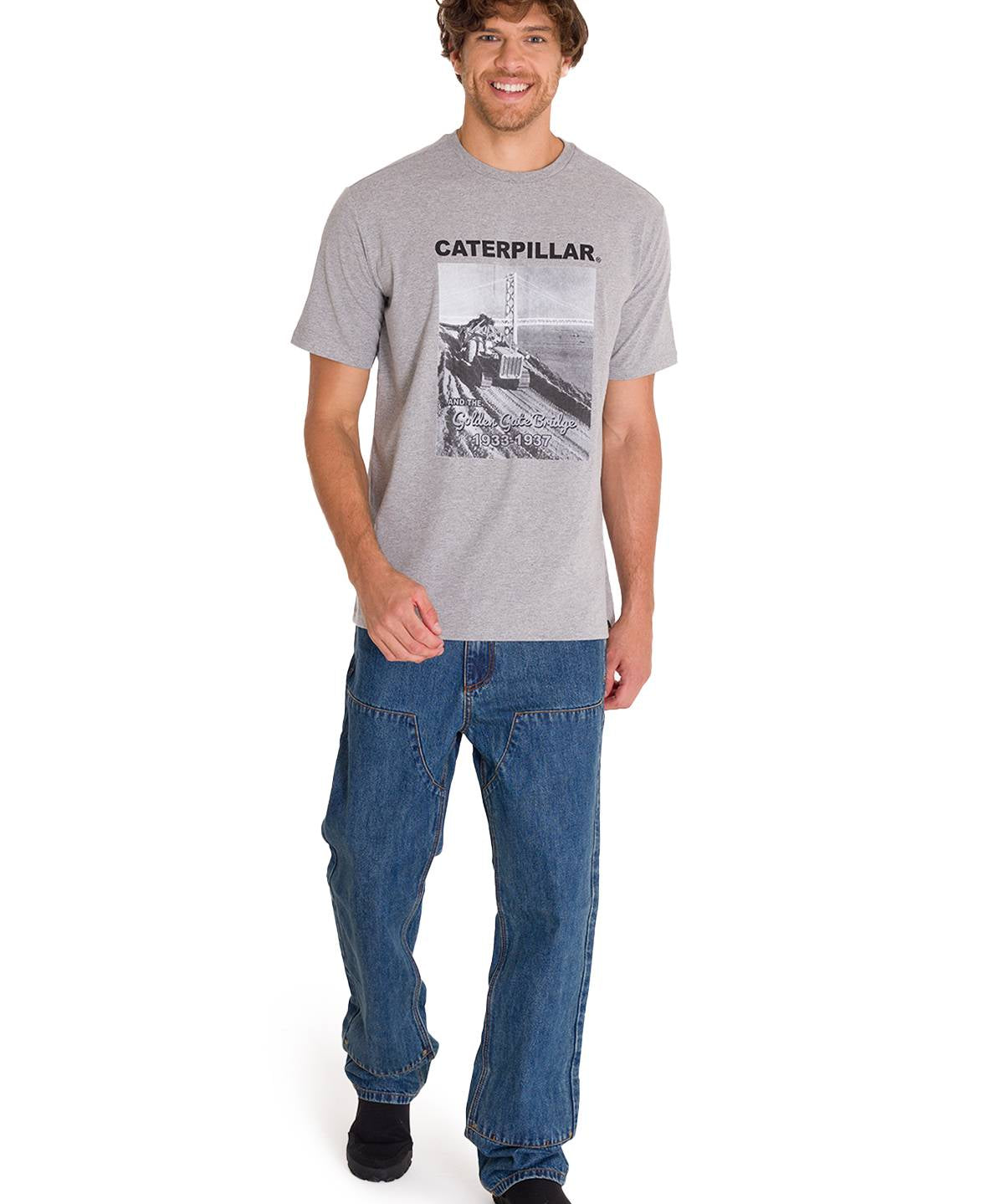 Camiseta Projects Graphic Tee Para Hombre Color Gris-5