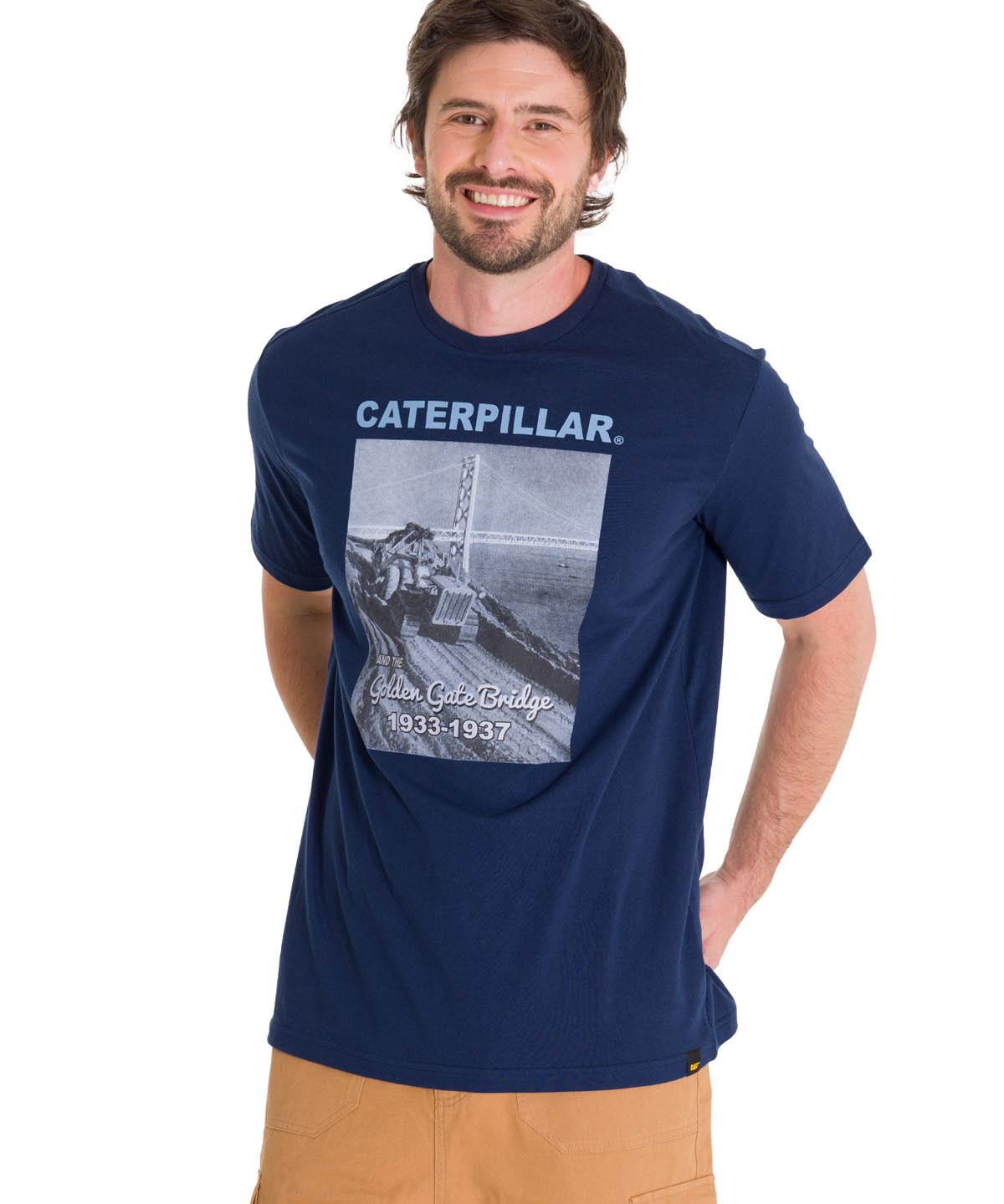 Camiseta Projects Graphic Tee Para Hombre Color Azul-1