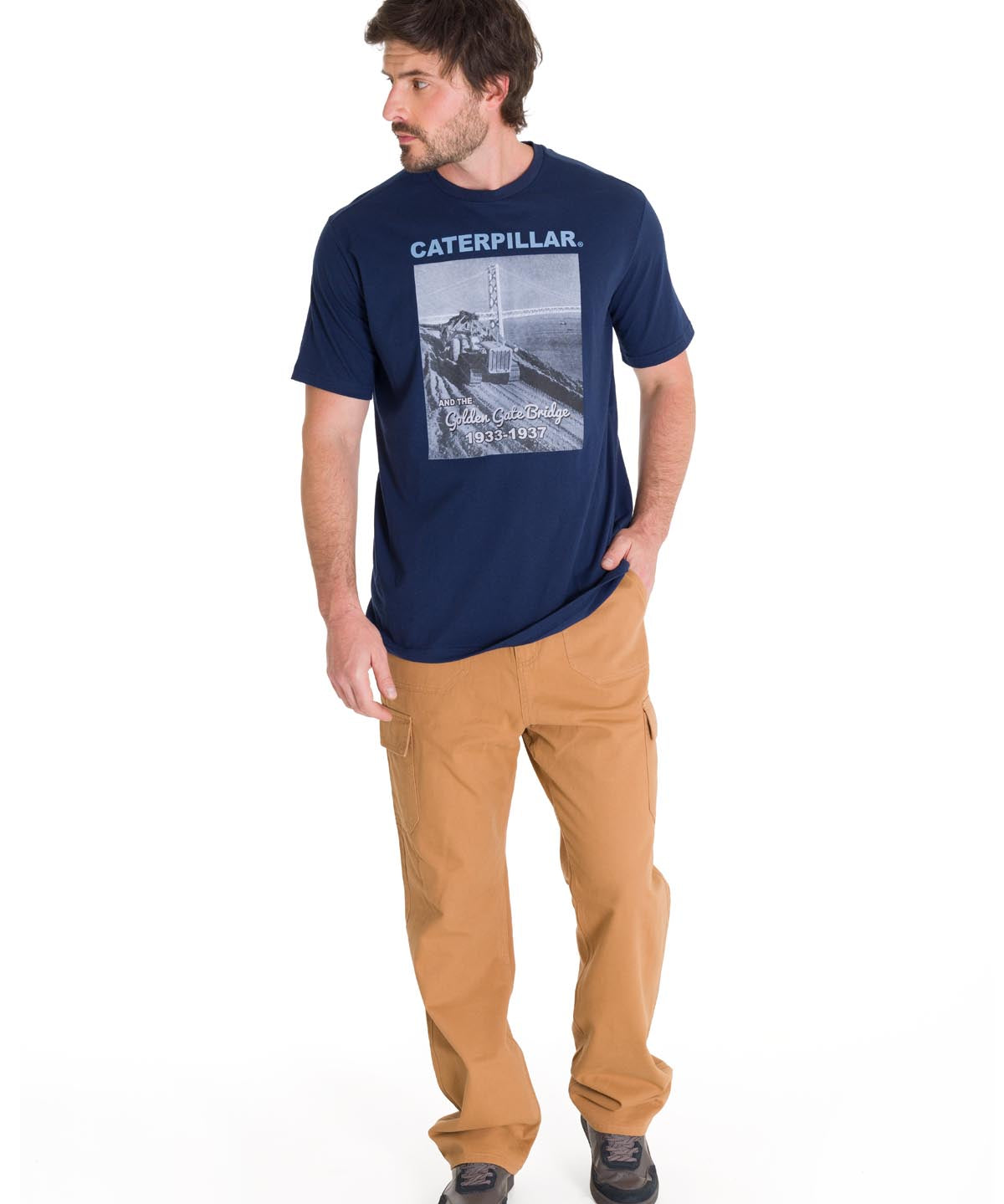 Camiseta Projects Graphic Tee Para Hombre Color Azul-5