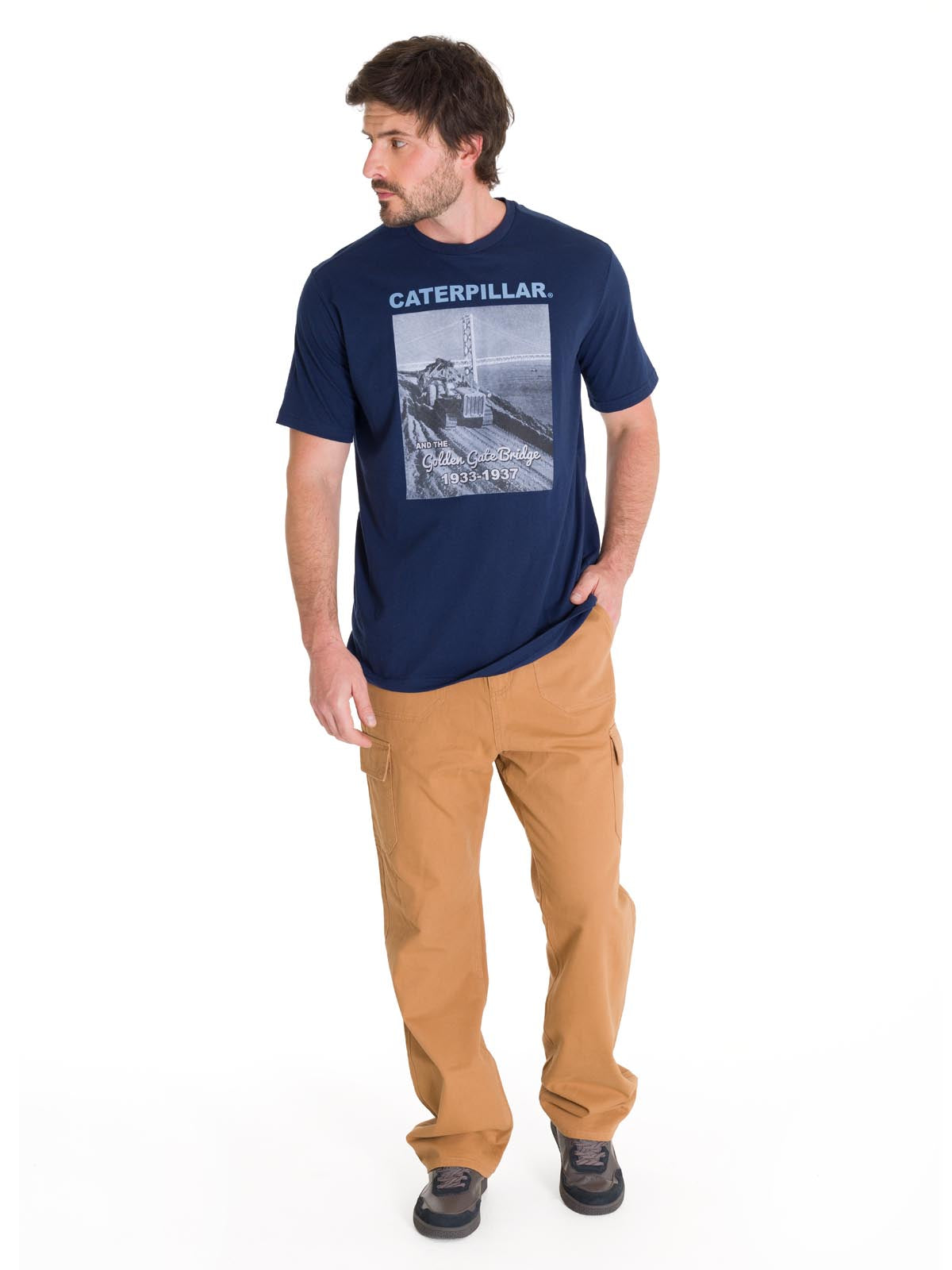 Camiseta Projects Graphic Tee Para Hombre Color Azul-5