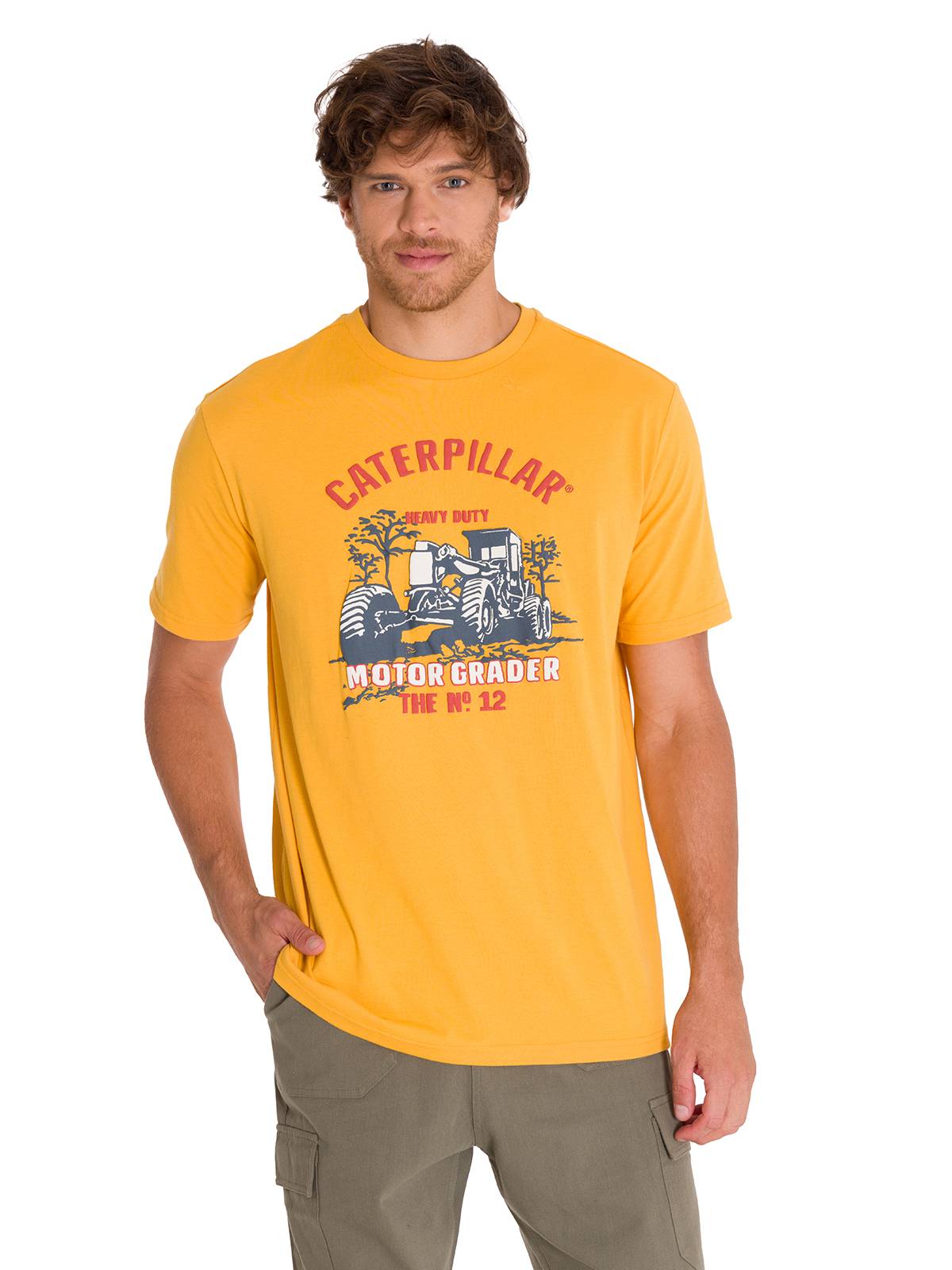 Camiseta Equipment Graphic Te Para Hombre Color Amarillo-1