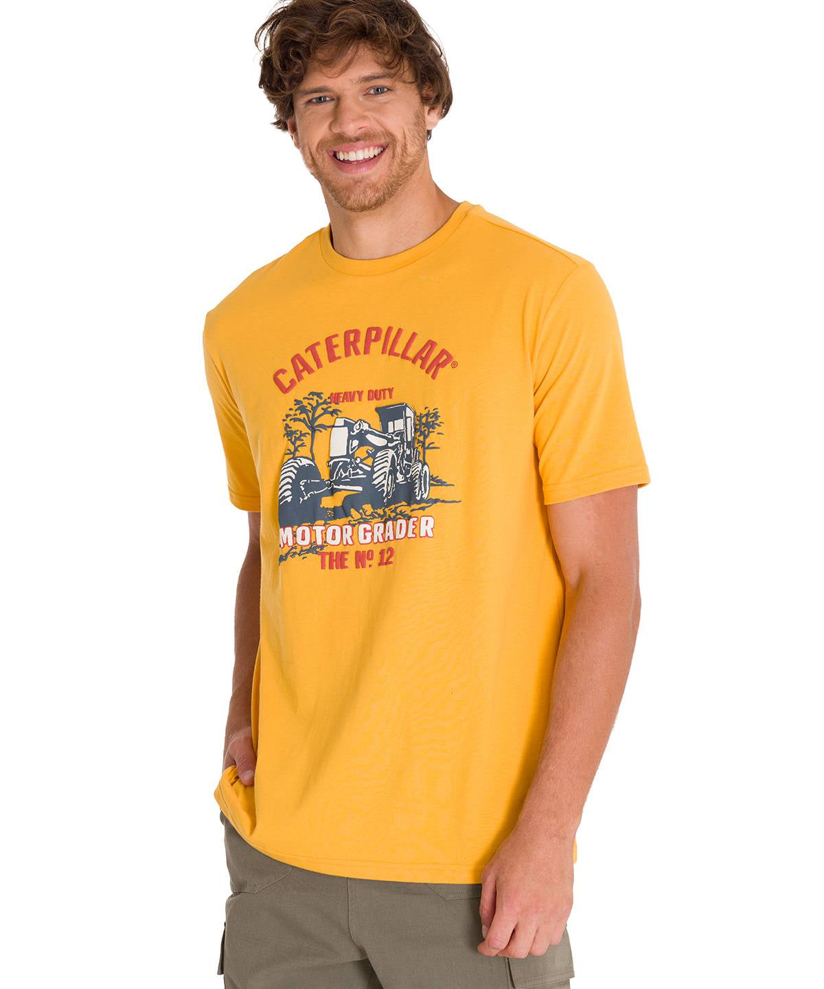 Camiseta Equipment Graphic Te Para Hombre Color Amarillo-2