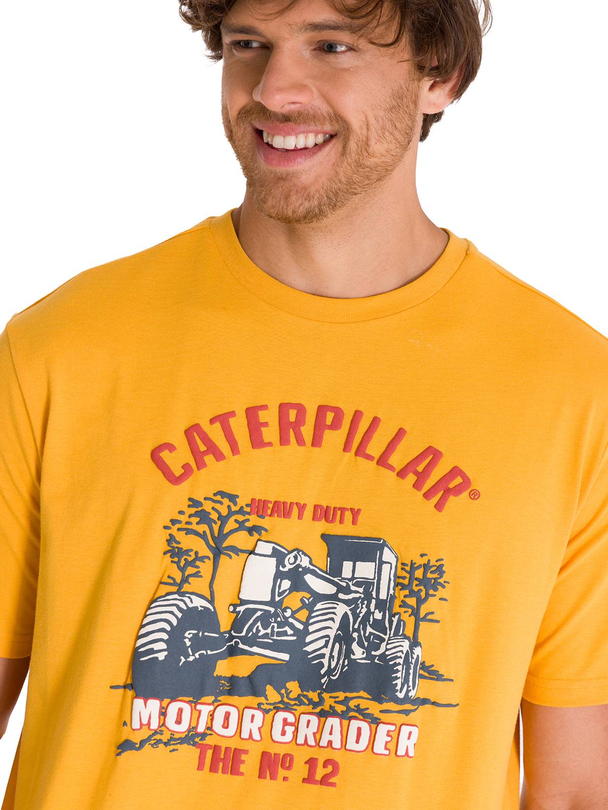 Camiseta Equipment Graphic Te Para Hombre Color Amarillo-4