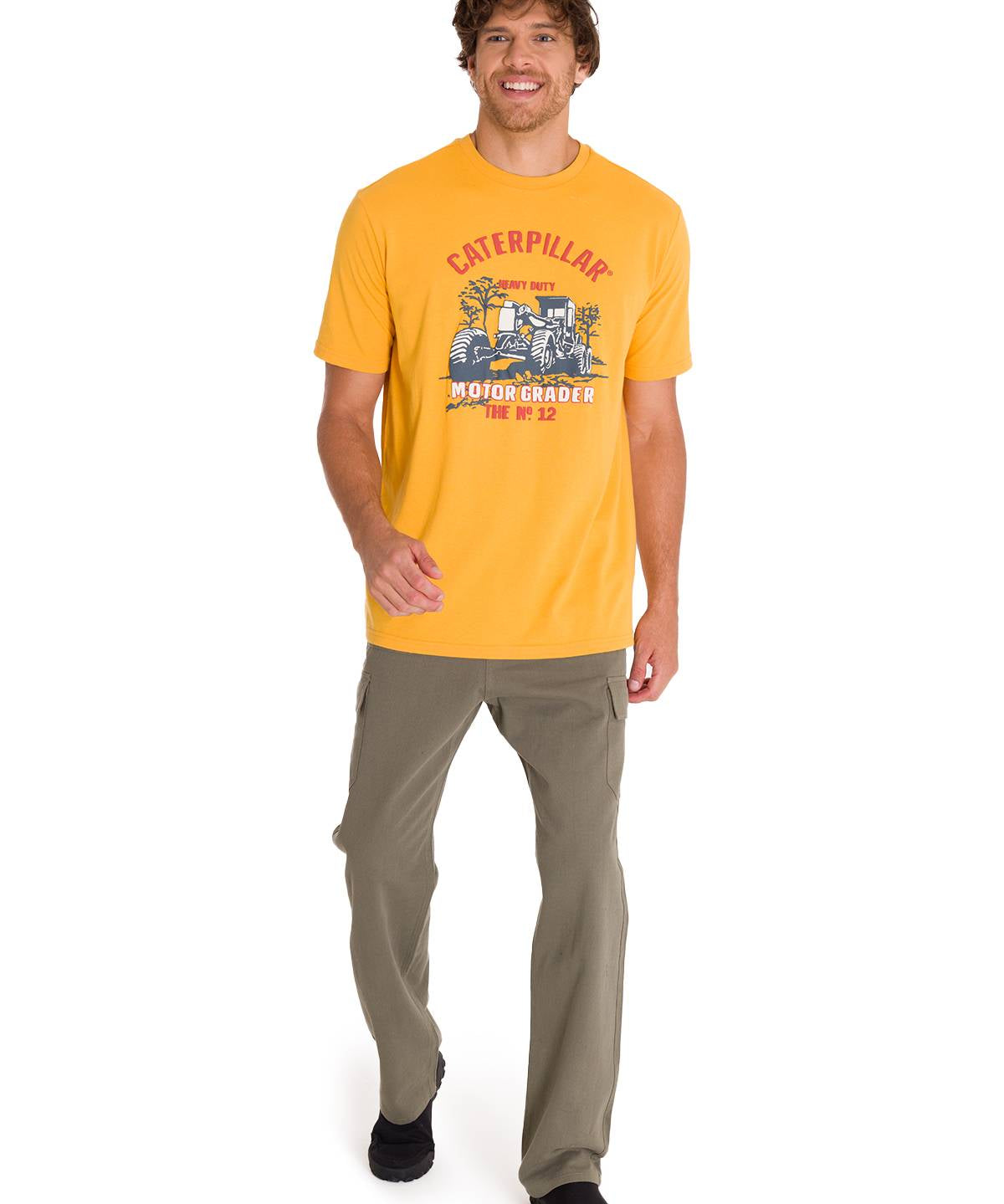 Camiseta Equipment Graphic Te Para Hombre Color Amarillo-5