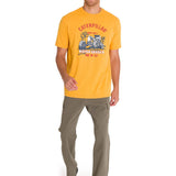 Camiseta Equipment Graphic Te Para Hombre Color Amarillo-5