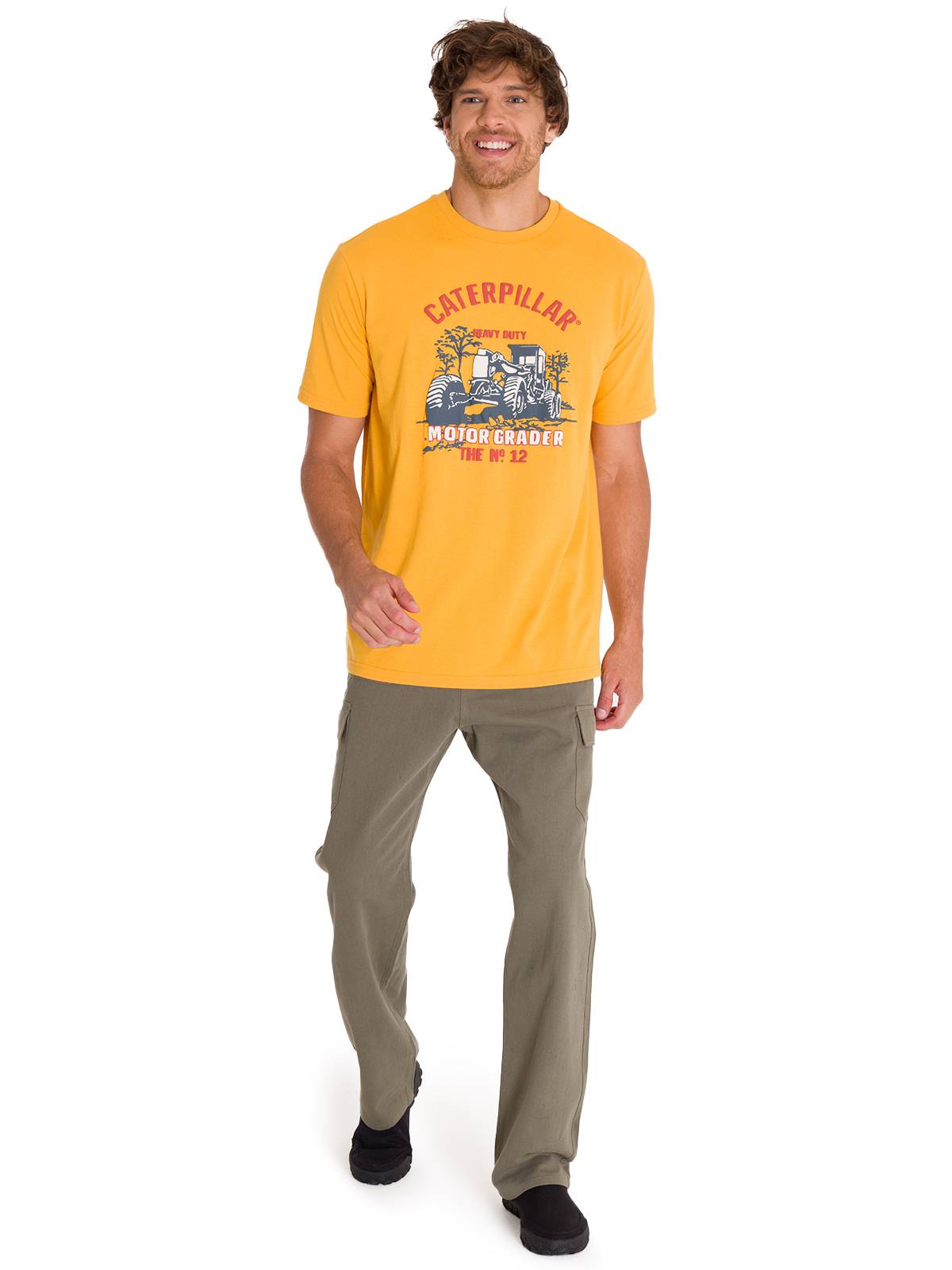 Camiseta Equipment Graphic Te Para Hombre Color Amarillo-5