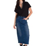 Polo Notch Neck Polo Shir Para Mujer Color Negro-5