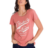 Camiseta Crew Everyday Graphi Para Mujer Color Rosado-1