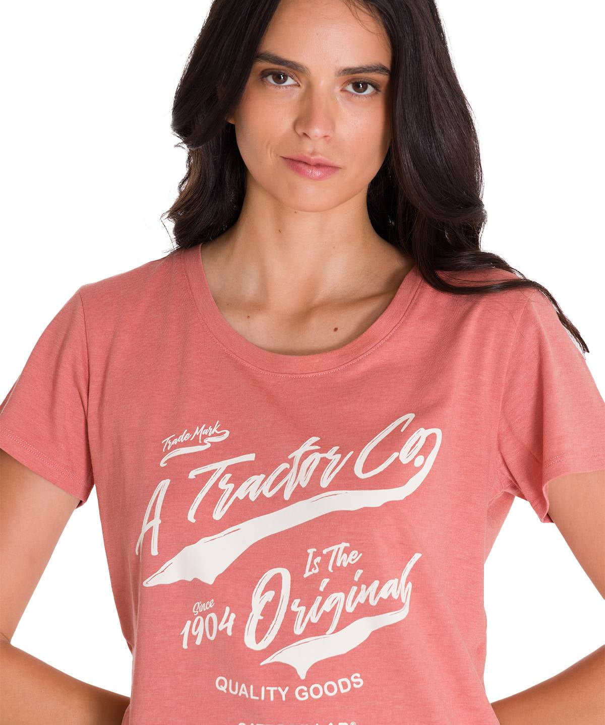 Camiseta Crew Everyday Graphi Para Mujer Color Rosado-4