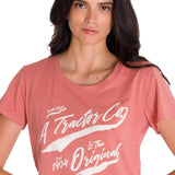 Camiseta Crew Everyday Graphi Para Mujer Color Rosado-4