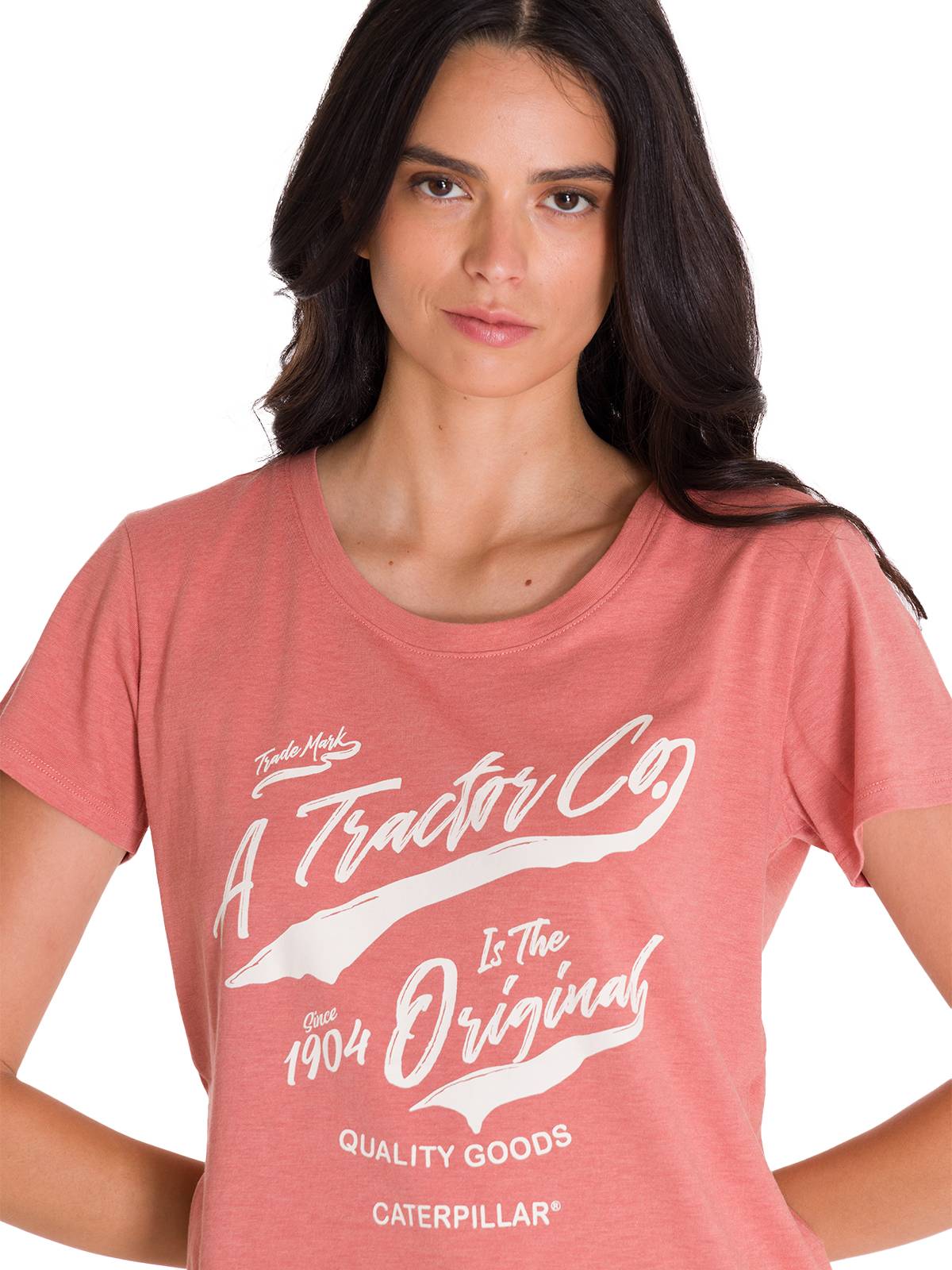 Camiseta Crew Everyday Graphi Para Mujer Color Rosado-4