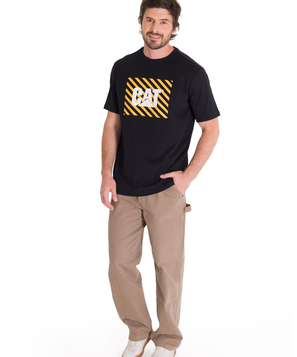 Camiseta Everyday Workwear Gr Para Hombre Color Negro-5