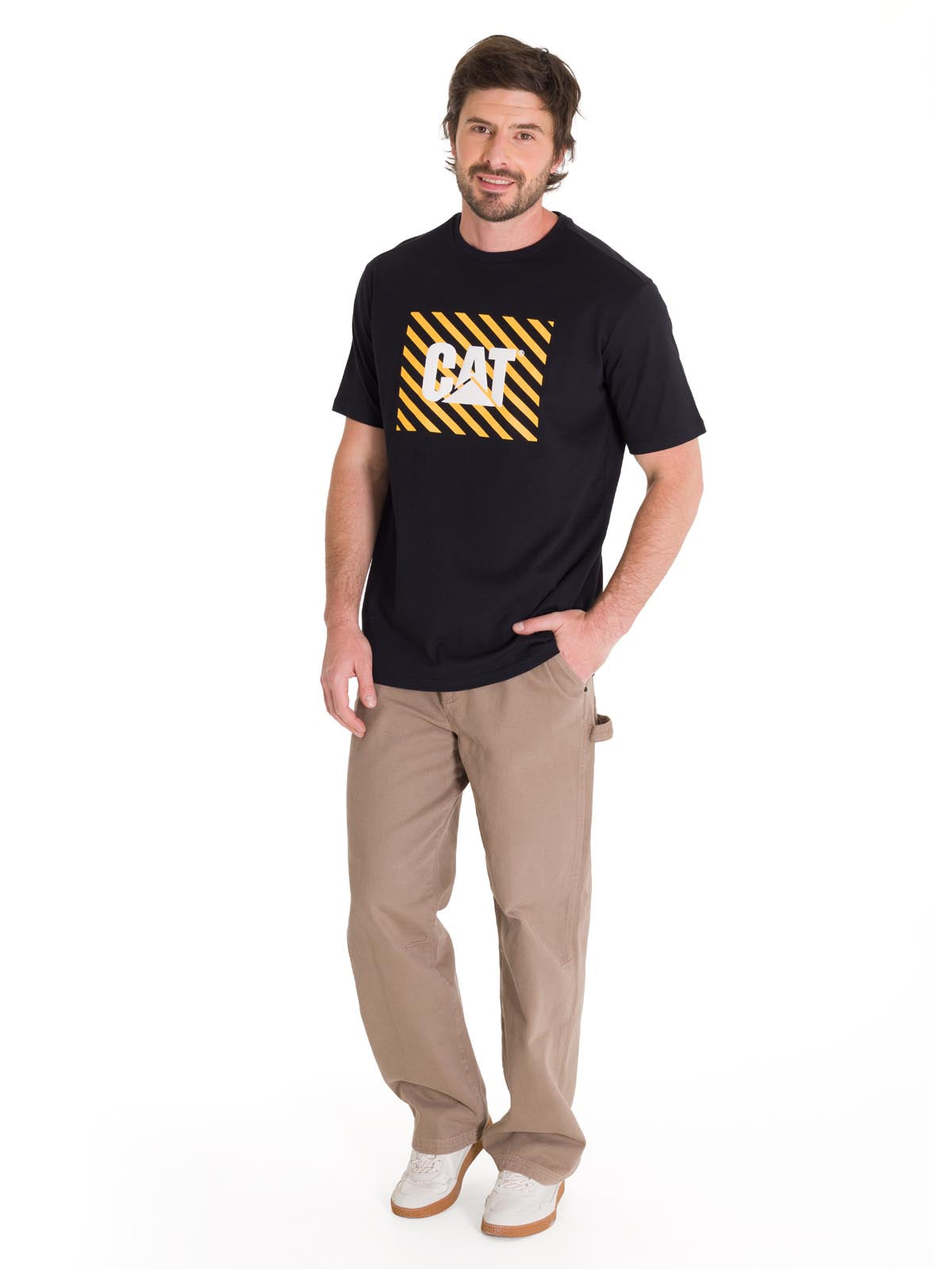 Camiseta Everyday Workwear Gr Para Hombre Color Negro-5