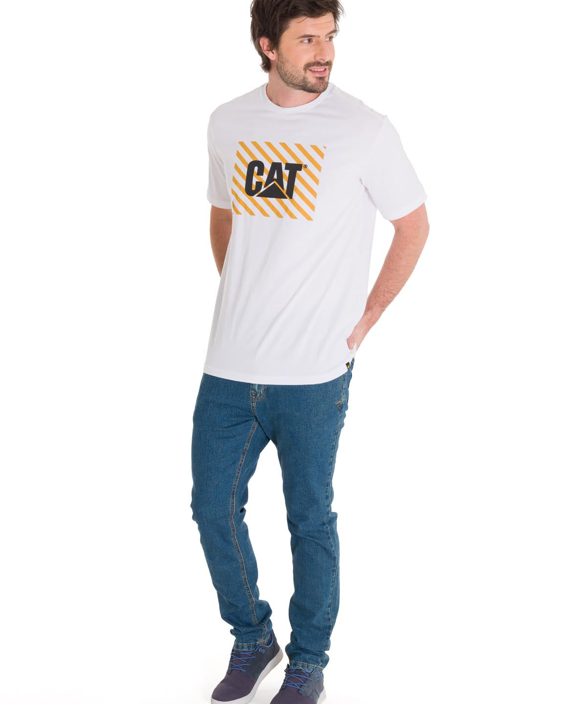 Camiseta Everyday Workwear Gr Para Hombre Color Blanco-5