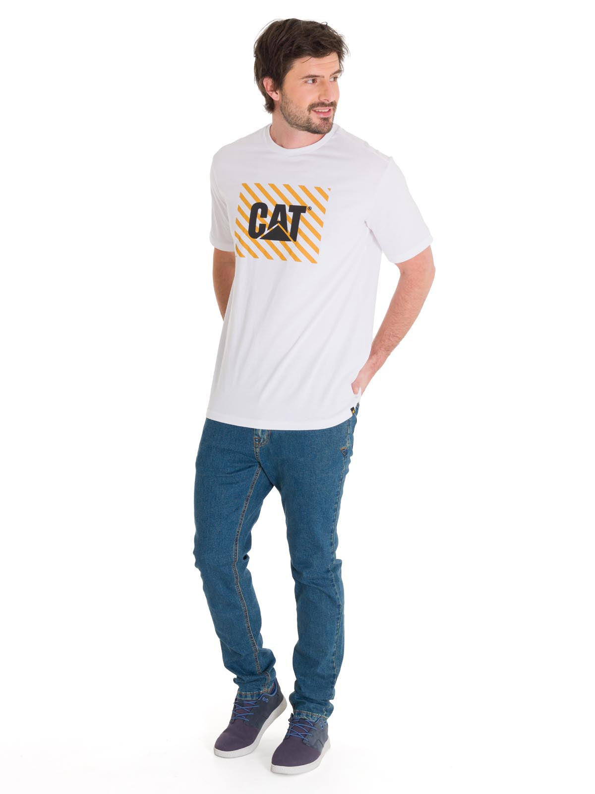 Camiseta Everyday Workwear Gr Para Hombre Color Blanco-5