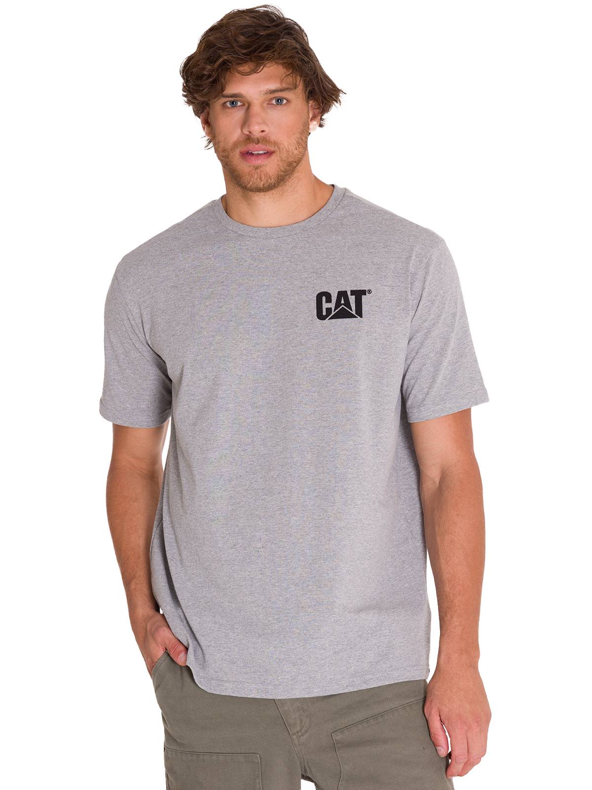 Camiseta Everyday Workwear Gr Para Hombre Color Gris-1