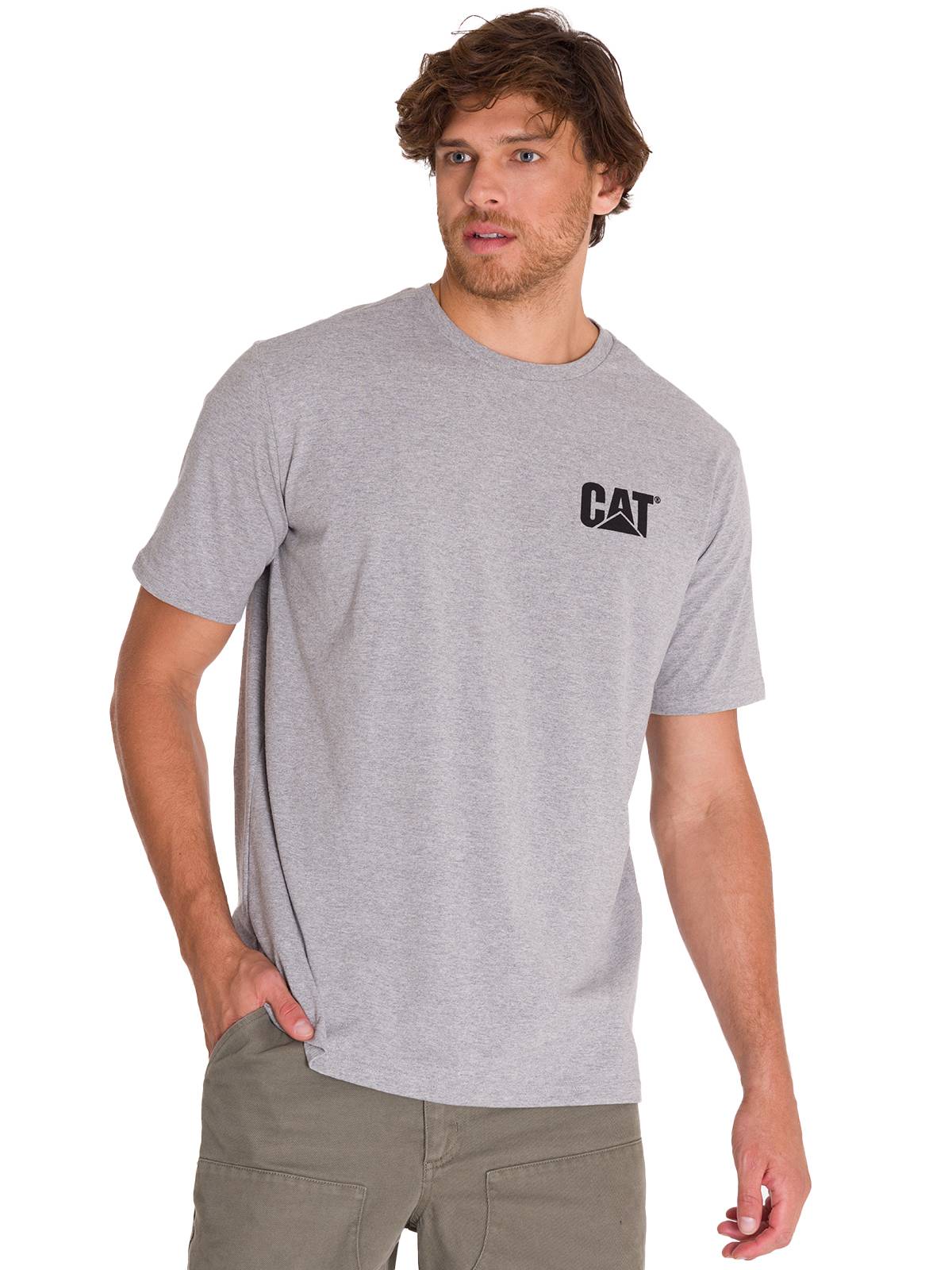 Camiseta Everyday Workwear Gr Para Hombre Color Gris-2
