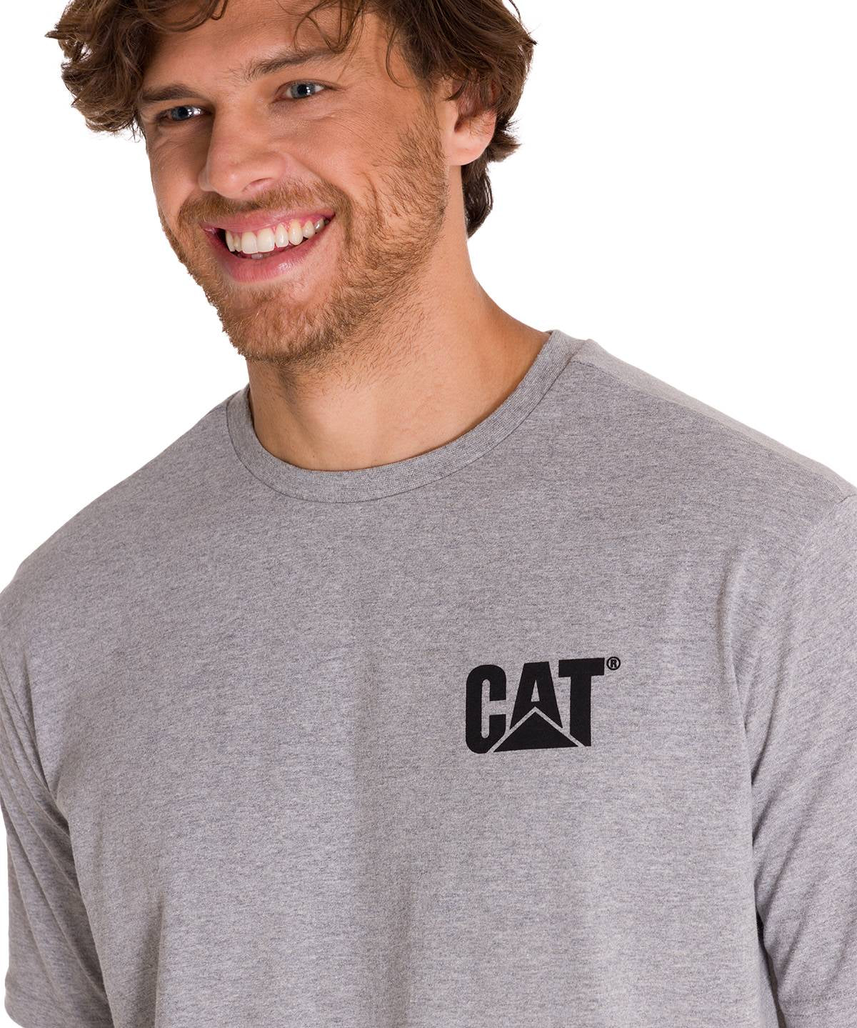 Camiseta Everyday Workwear Gr Para Hombre Color Gris-4