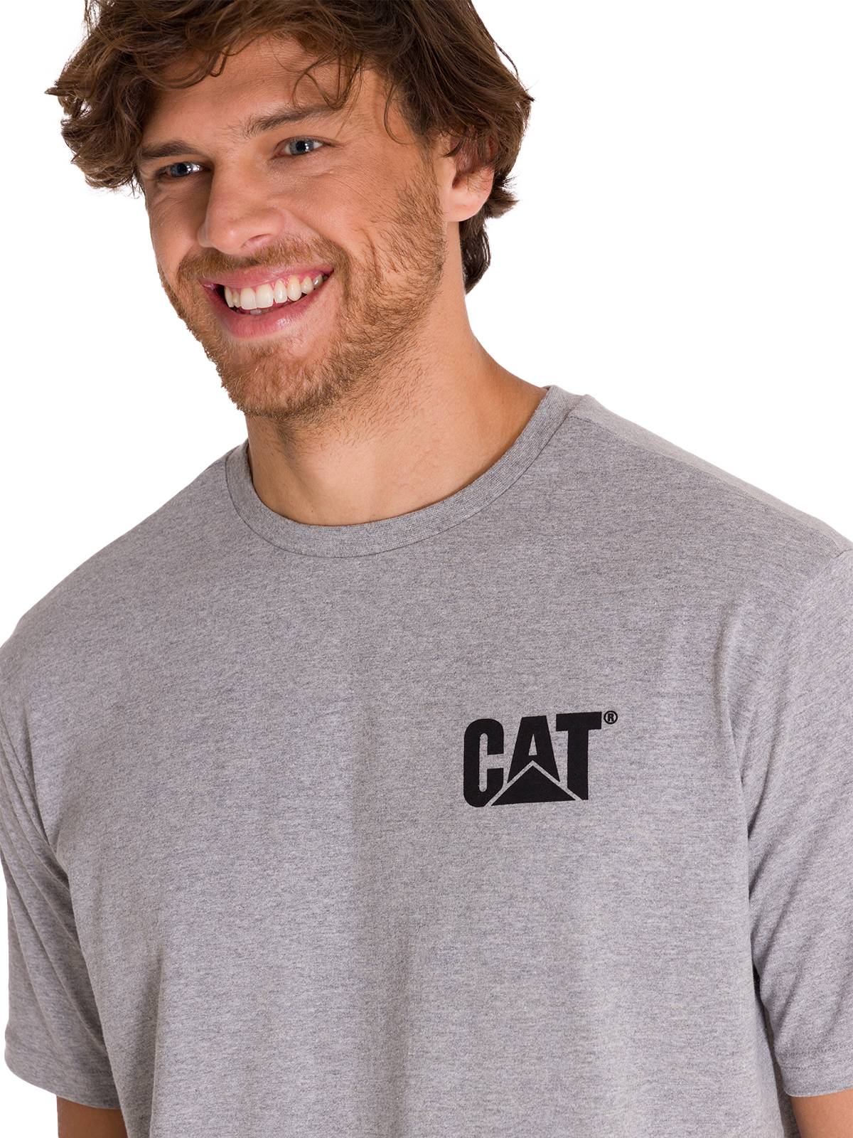 Camiseta Everyday Workwear Gr Para Hombre Color Gris-4