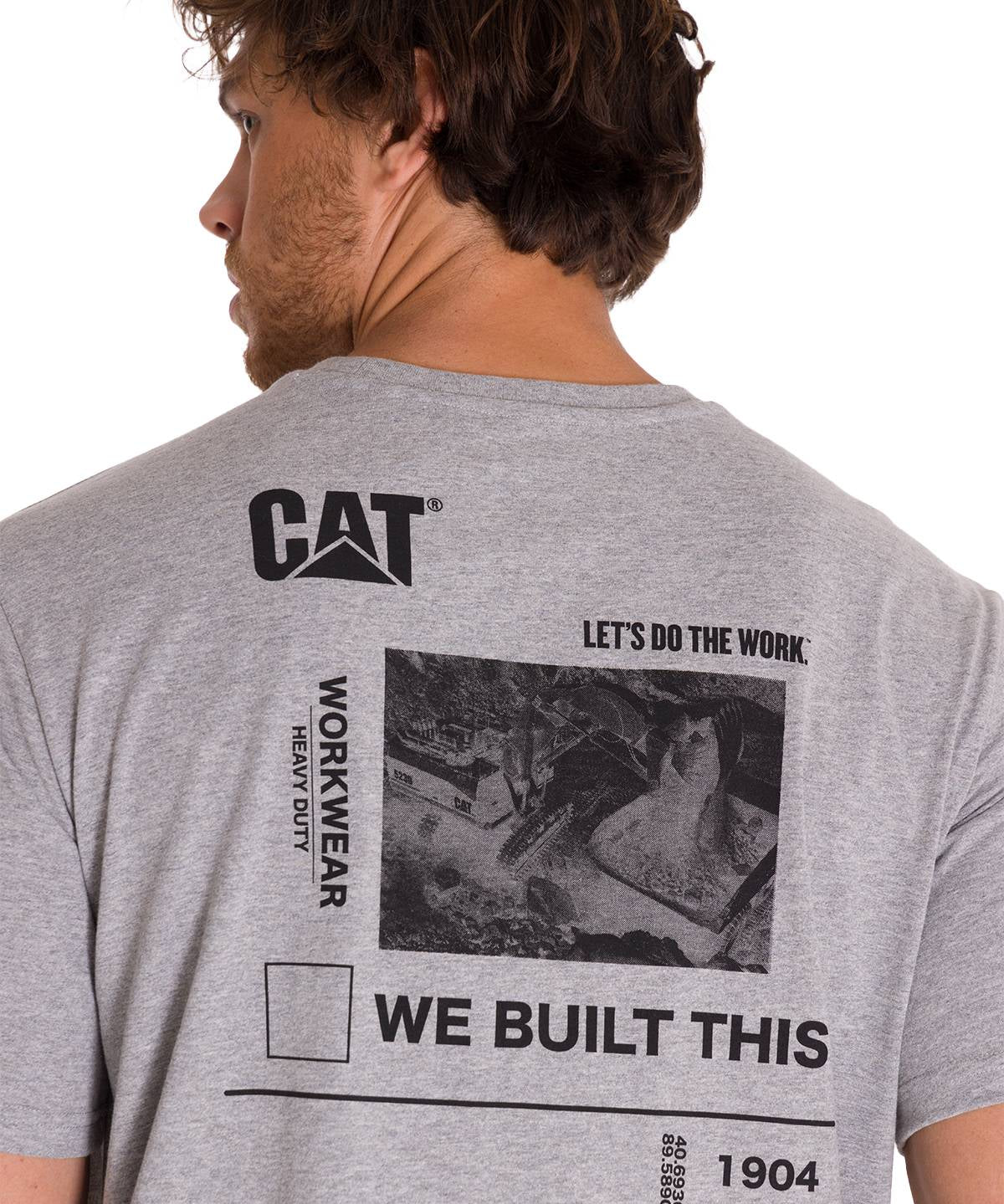 Camiseta Everyday Workwear Gr Para Hombre Color Gris-5