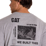 Camiseta Everyday Workwear Gr Para Hombre Color Gris-5