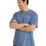 Camiseta Heavyweight Relaxed Para Mujer Color Gris-1