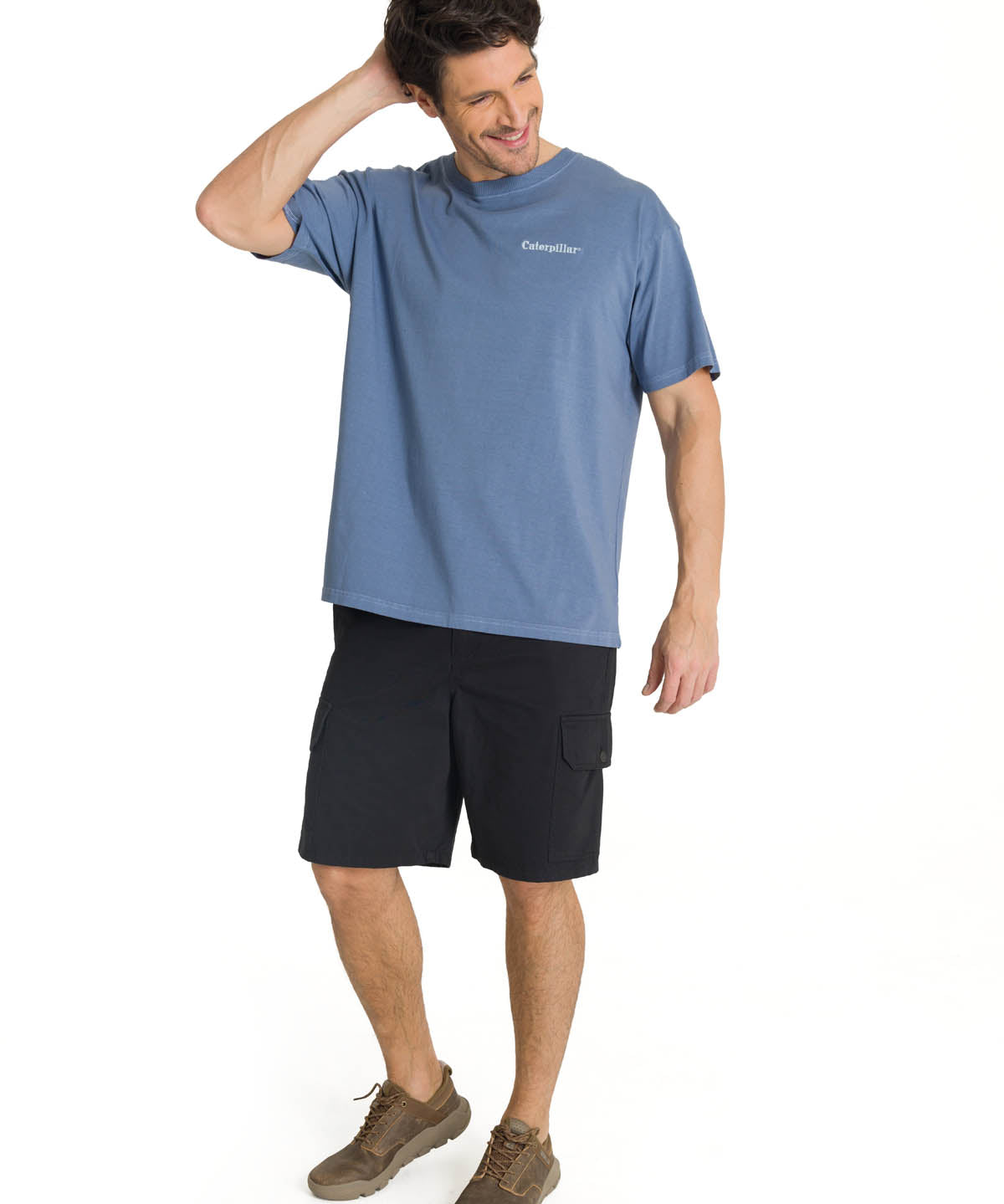 Camiseta Heavyweight Relaxed Para Mujer Color Gris-5
